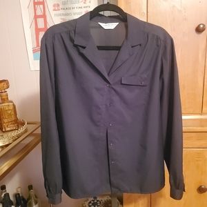 Ship'n Shore Vintage Black Blouse